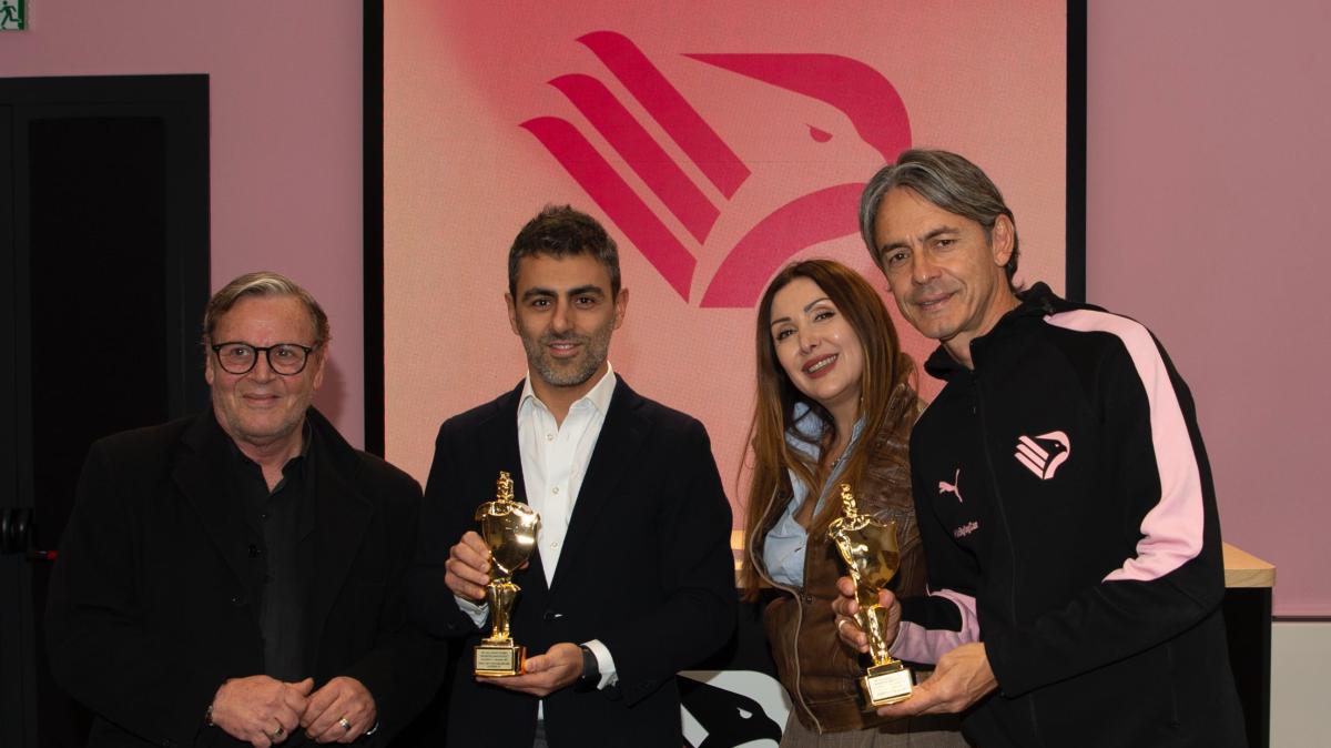 Paladino d'Oro, premio al Palermo FC ed a Inzaghi 