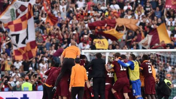 Roma, Totti  e Florenzi scatenati per la vittoria