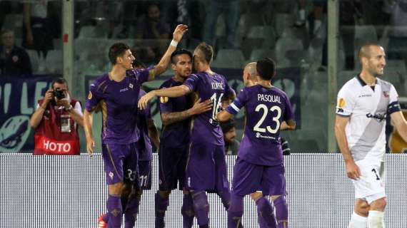 Europa League, Fiorentina-Guingamp: 3-0