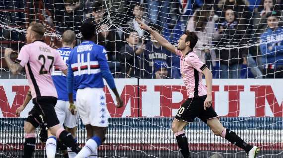 Serie A, Sampdoria-Palermo: 1-1