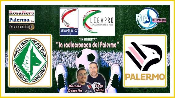 Avellino-Palermo, segui l'intera gara su RTA con la radiocronaca del Direttore Carraffa