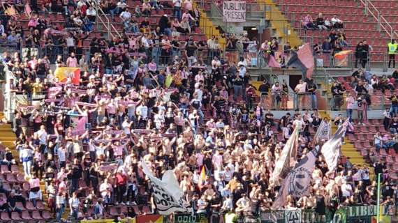 Palermo, più di 1000 tifosi al seguito della squadra