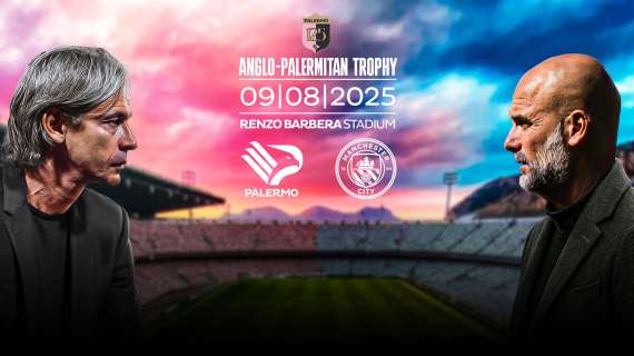 Palermo, il 9 agosto gara contro il Manchester City