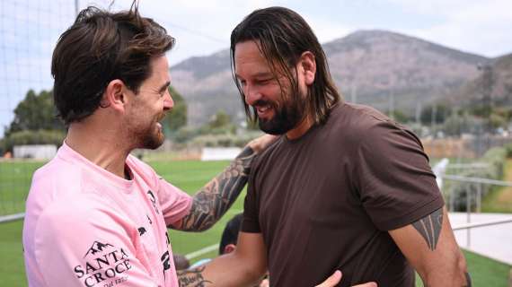 Palermo, Amauri in visita al CFA