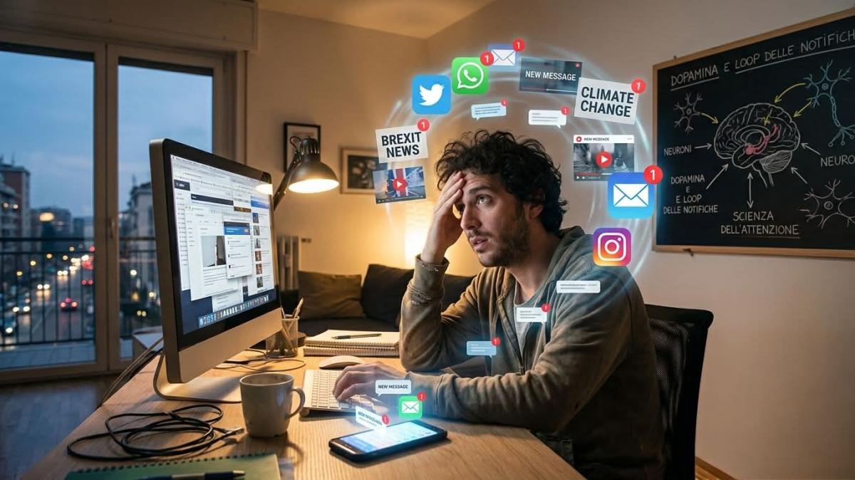 Viviamo distratti, la scienza spiega perché facciamo sempre più fatica a concentrarci
