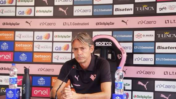 Palermo, oggi pomeriggio conferenza di Inzaghi