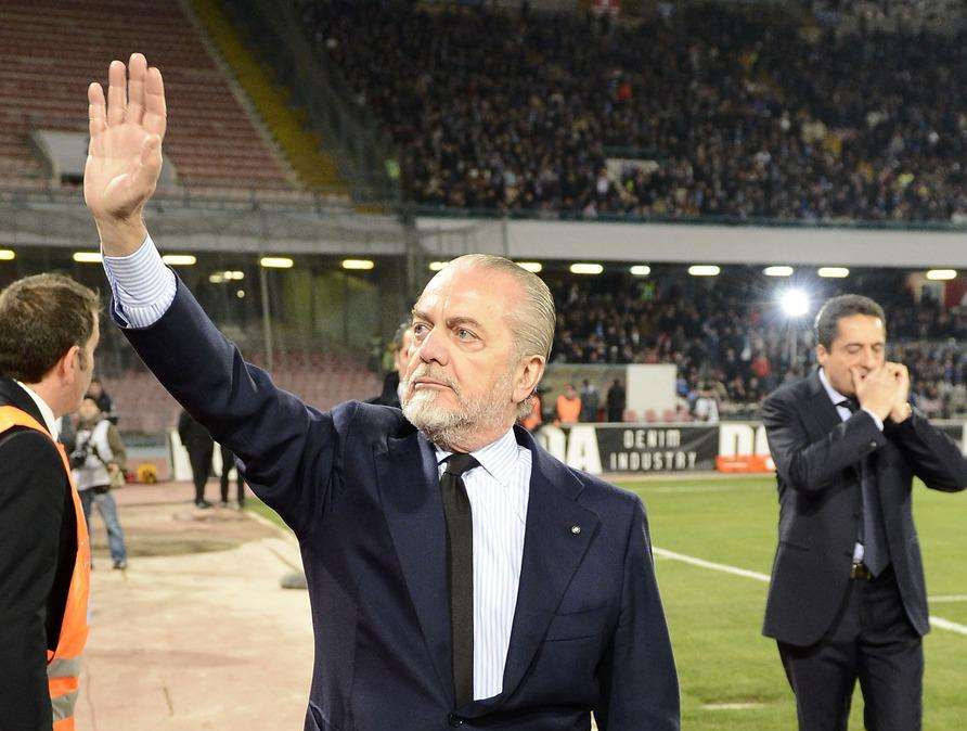 Napoli, De Laurentis: "Non faccio nomi per la panchina"