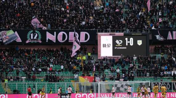 Palermo-Frosinone, info biglietti