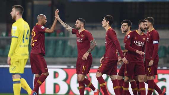 Serie A, Chievo Verona-Roma: 0-3