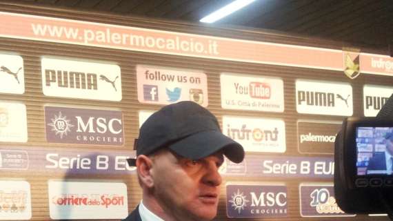 Palermo, Iachini: "C'è grande voglia di riprendere il nostro cammino. Le decisioni su Ceravolo e Baccin spettano alla società"