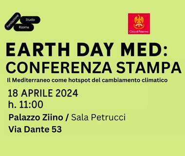 Earth day Med, domani conferenza stampa a Palazzo Ziino