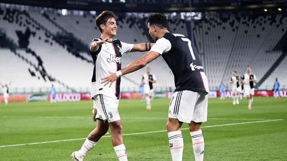 Juventus, Dybala e Ronaldo ancora insieme