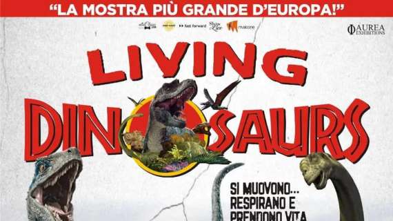 Living Dinosaurs, la più grande mostra d'Europa a Palermo fino al 30 luglio