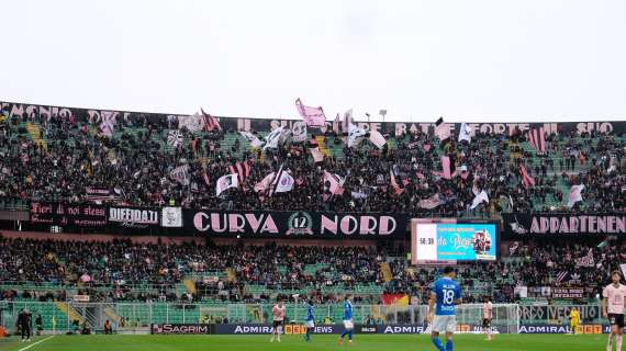 Palermo-Carrarese, il dato spettatori
