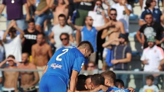 Serie B, Virtus Entella-Empoli: 2-3. Toscani in vetta alla classifica