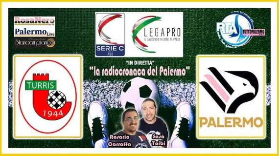 Turris-Palermo, segui questo mercoledì l'intera gara su RTA con la radiocronaca del Direttore Carraffa