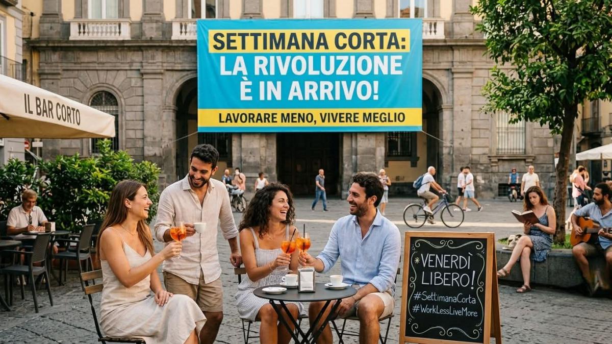 Settimana corta, rivoluzione in arrivo: lavorare meno per vivere meglio