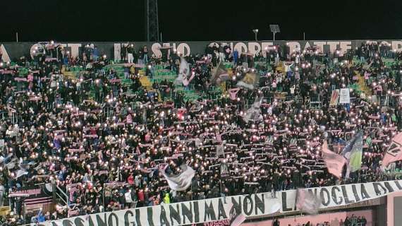 Ternana-Palermo, sempre più tifosi rosanero al seguito della squadra