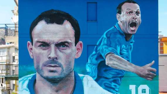 Palermo, l'arte di Scalisi Palminteri celebra Totò Schillaci