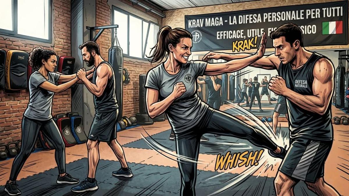 Krav Maga, la difesa personale per tutti: efficace e utile anche per il fisico