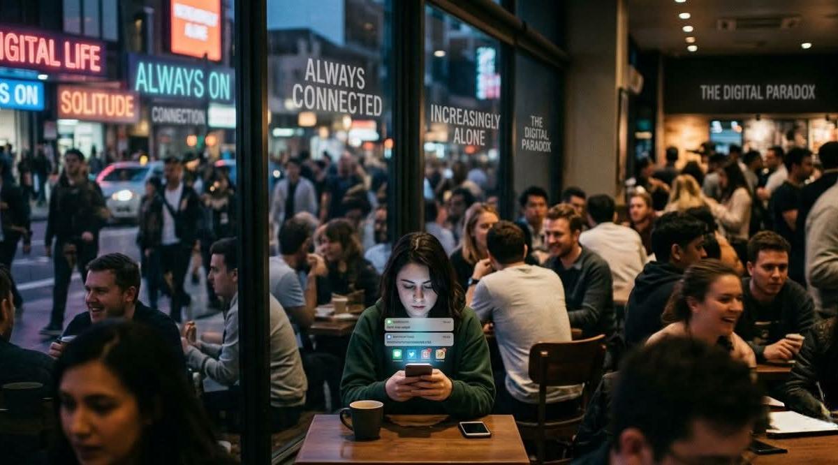 Sempre connessi, sempre più soli? Il paradosso della vita digitale