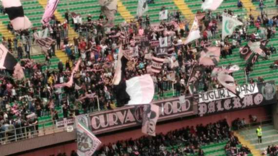 Palermo, circa 1.000 tifosi al seguito