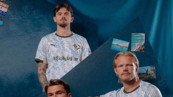 Palermo, presentata la terza maglia con dedica speciale