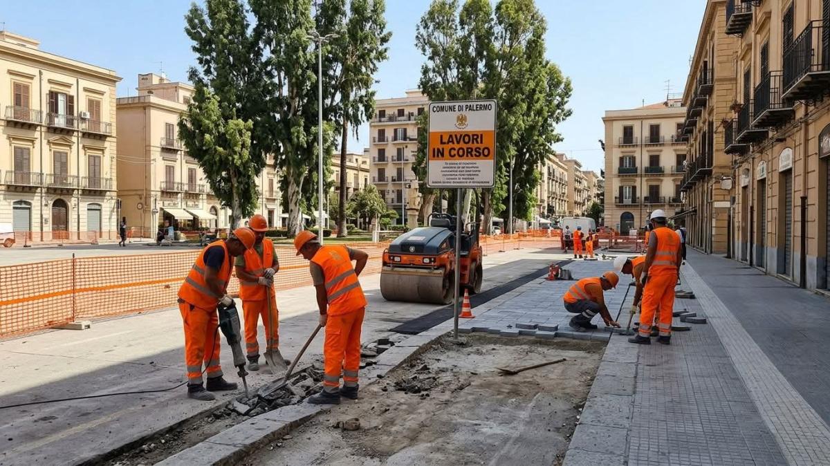 Palermo, manutenzione strade: interventi via Bersagliere, Crispi e piazza Don Bosco