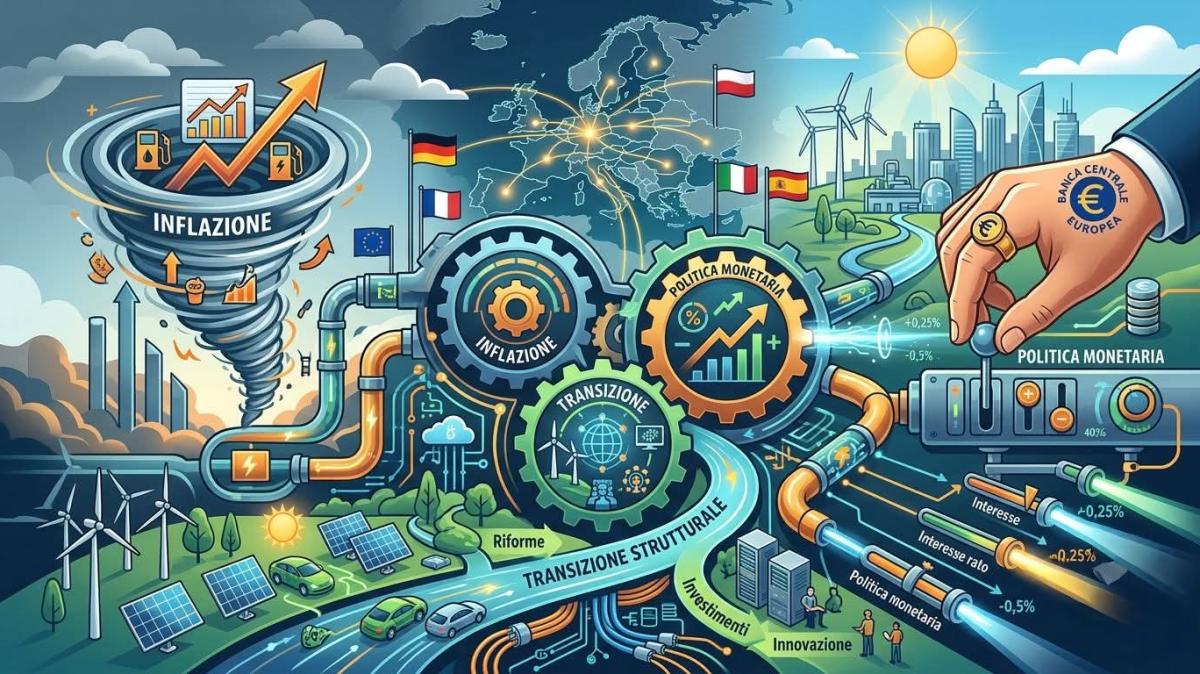 Scenario macroeconomico europeo tra inflazione, politica monetaria e transizione strutturale