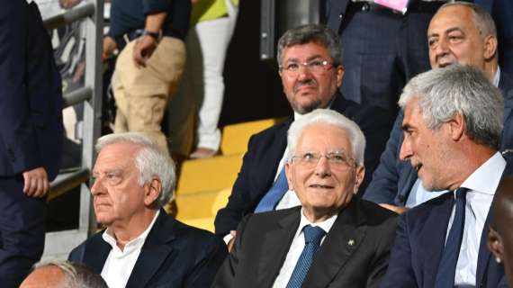Palermo-Frosinone, presente Mattarella