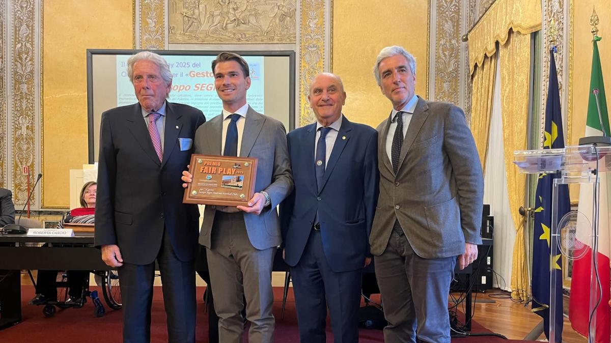 Palermo, premio per Segre
