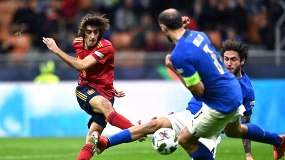Nations League, Italia-Spagna: 1-2