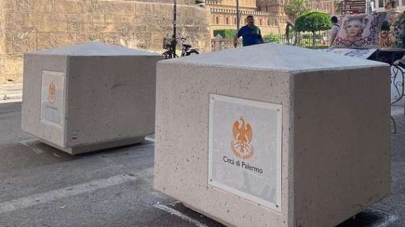 Palermo, nuovi dissuasori antiterrorismo a protezione delle aree pedonali del Centro storico