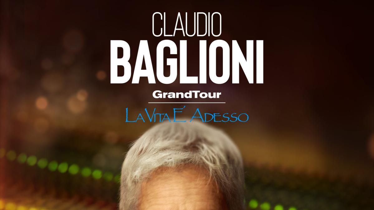 Concerto, Claudio Baglioni a Palermo con il “GrandTour – La Vita è Adesso”