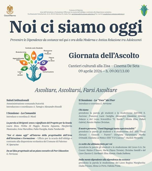 Scuola, al via il progetto “Noi Ci siamo oggi”