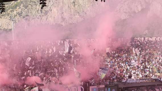 Ternana-Palermo, tanti tifosi rosanero al seguito della squadra 