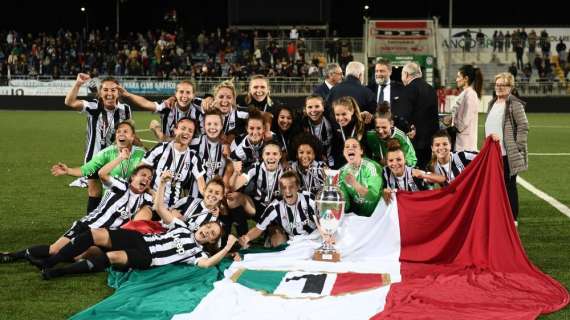 Juventus, anche la squadra femminile ha vinto lo scudetto