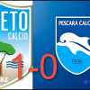PINETO - PESCARA 1-0: UNA RETE DI GAMBALE DECIDE IL DERBY 