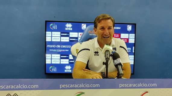 Pescara-Vis Pesaro 6-0, Colombo: "Un onore allenare questa squadra"