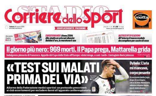Corriere dello Sport in apertura: "Sarà un calcio più vero"