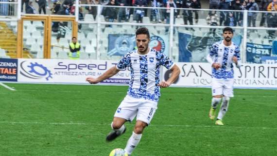 Pescara-Monopoli 2-1, Aloi: "Ho dato il mio supporto, mi sono fatto trovare pronto"