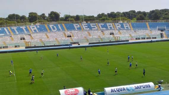 Il Pescara si allena allo stadio: tutte le foto 