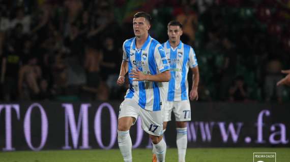 Pescara, contro l'Entella Tunjov torna titolare