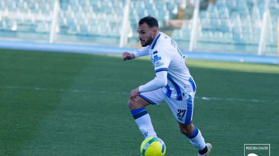 Virtus Entella-Pescara 2-3, Cuppone: "Felice per me e per la vittoria della squadra"