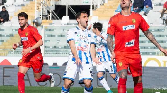 Virtus Entella-Pescara 2-3, Merola: "Da domani pensiamo al Foggia"