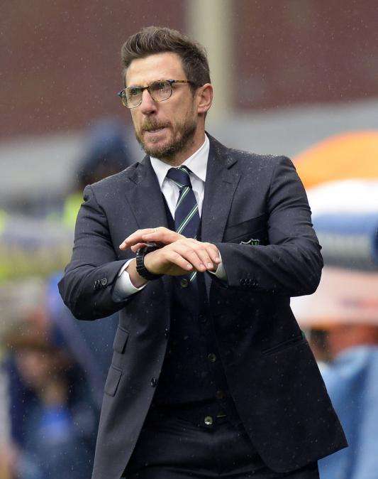 Sassuolo, Di Francesco: "Tifo Pescara ma domani dobbiamo vincere"