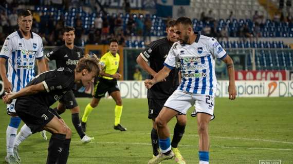 Pescara-Pontedera 2-2, Cuppone: "Felice per il gol e il passaggio del turno"