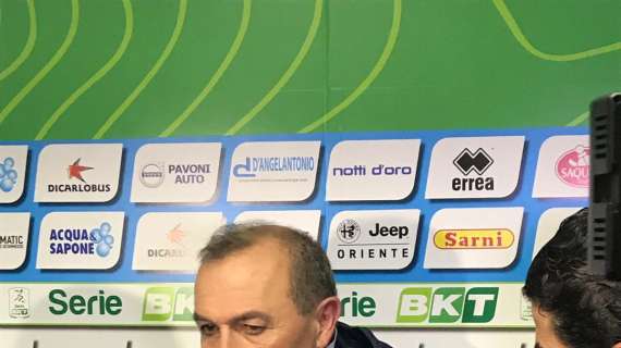 Castori: “Dispiace perdere così; Pescara fortunato a fare goal.”
