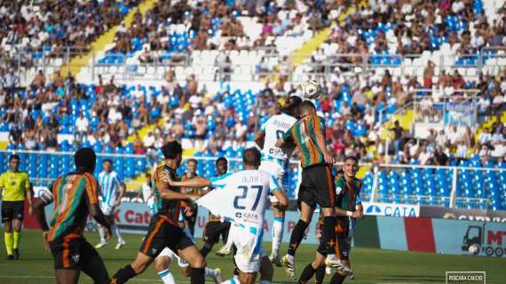 Messaggero - Pescara-Venezia 2-2, le pagelle dei biancazzurri