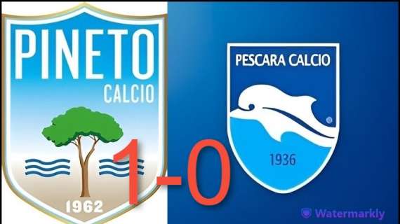 PINETO - PESCARA 1-0: UNA RETE DI GAMBALE DECIDE IL DERBY 